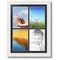 ArtToFrames Collage Photo Picture Frame with 4 - 5x7 inch Openings, Framed in White with Over 62 Mat Color Options and Regular Glass (CSM-3966-2153)